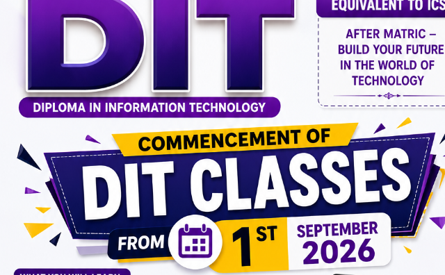 Commencement of DIT